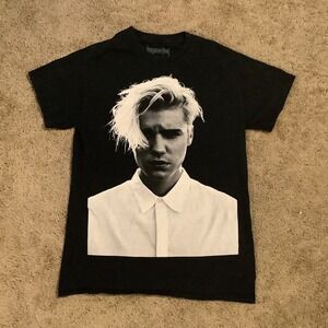 Justin Bieber Purpose Tour Concert T-shirt Official Merch Black Size Small